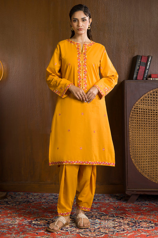 Embroidered Kurta Trouser - 3037