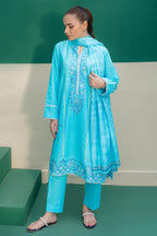 Embroidered Kurta Trouser - 3093