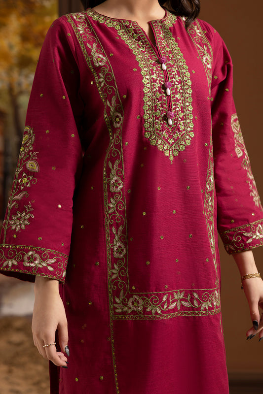 Embroidered Kurta Trouser - 3366