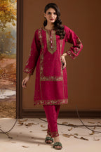 Embroidered Kurta Trouser - 3366