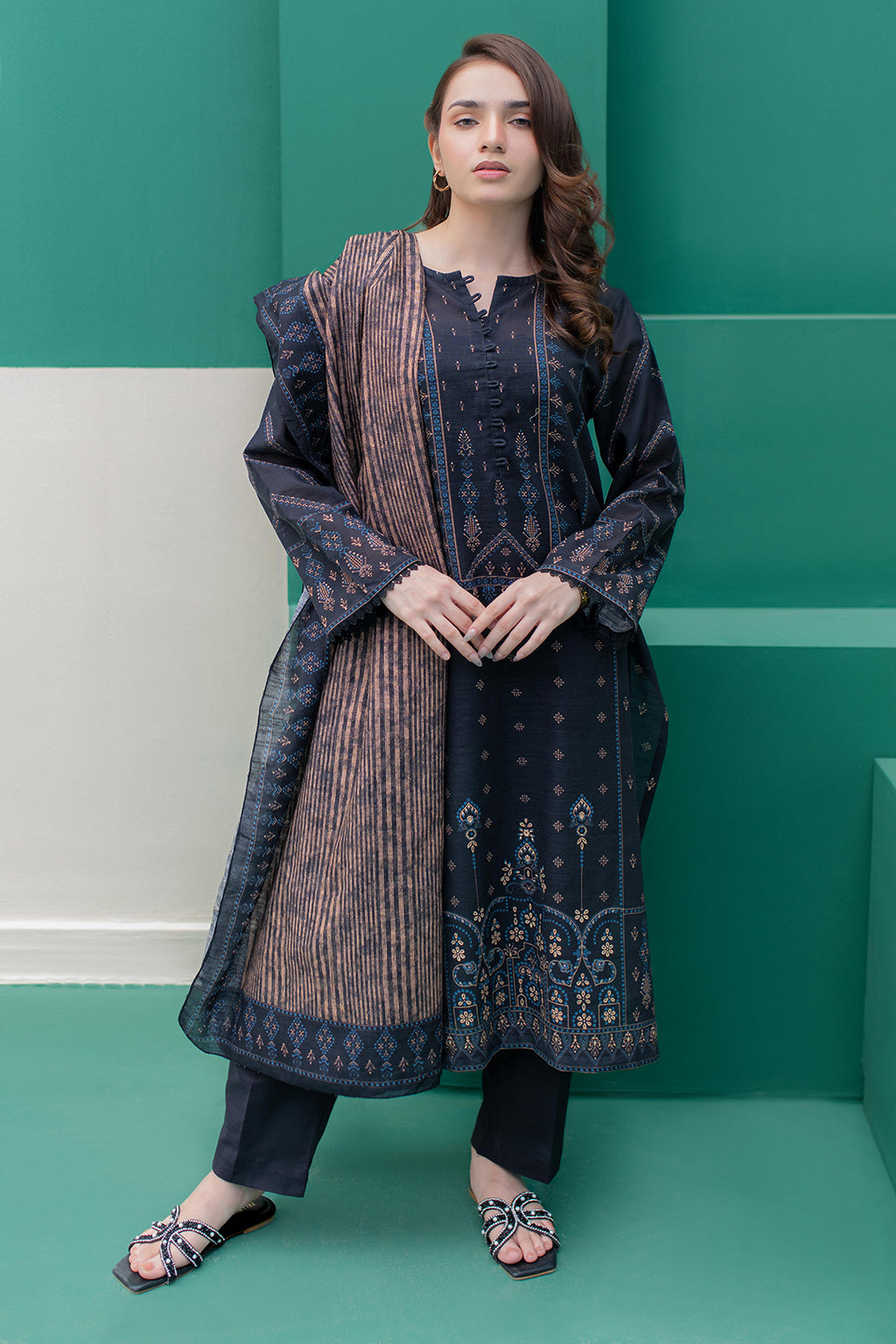 Kurta Dupatta Trouser - 2947