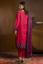 Kurta Shawl Trouser - 3007
