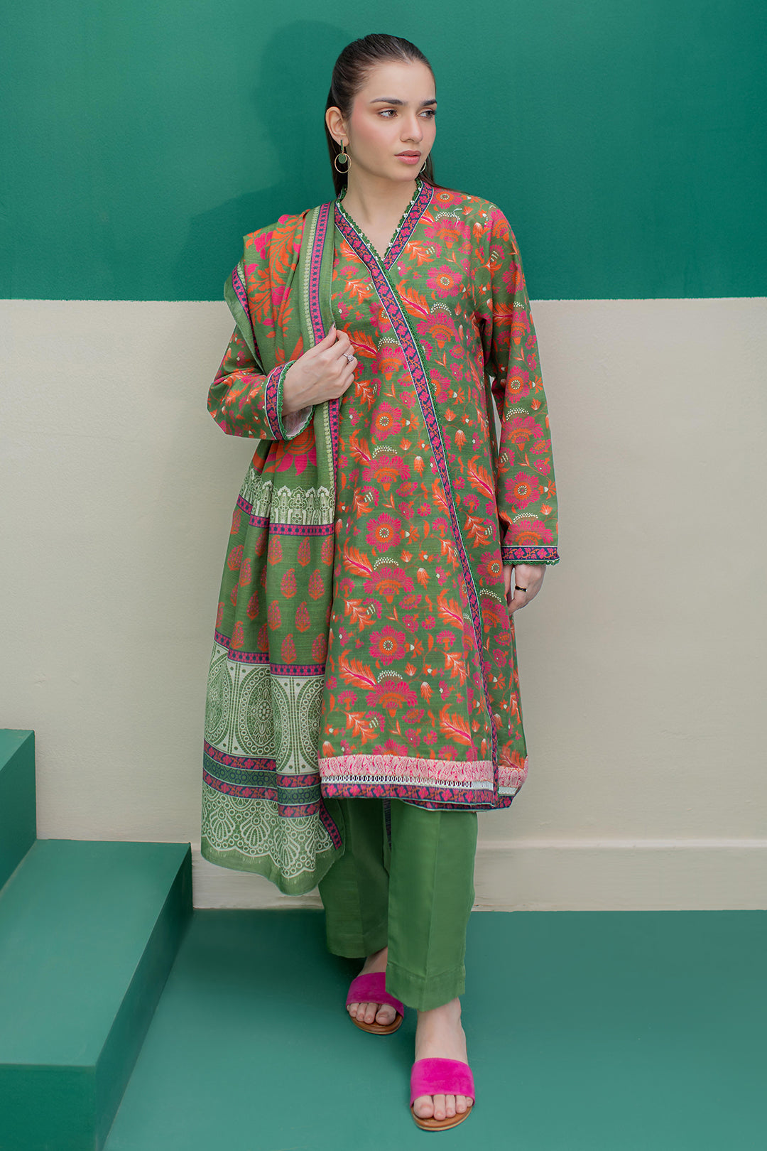Kurta Dupatta Trouser - 3088