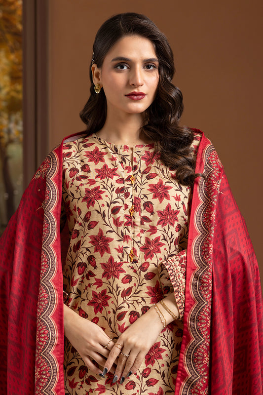 Embroidered Kurta Dupatta Trouser - 2710