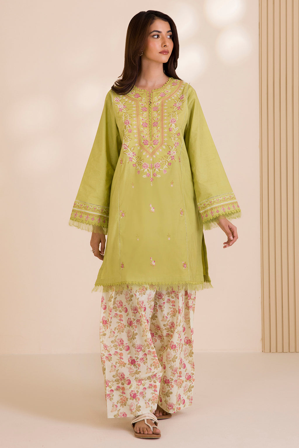 Embroidered Shirt Shalwar - 0014
