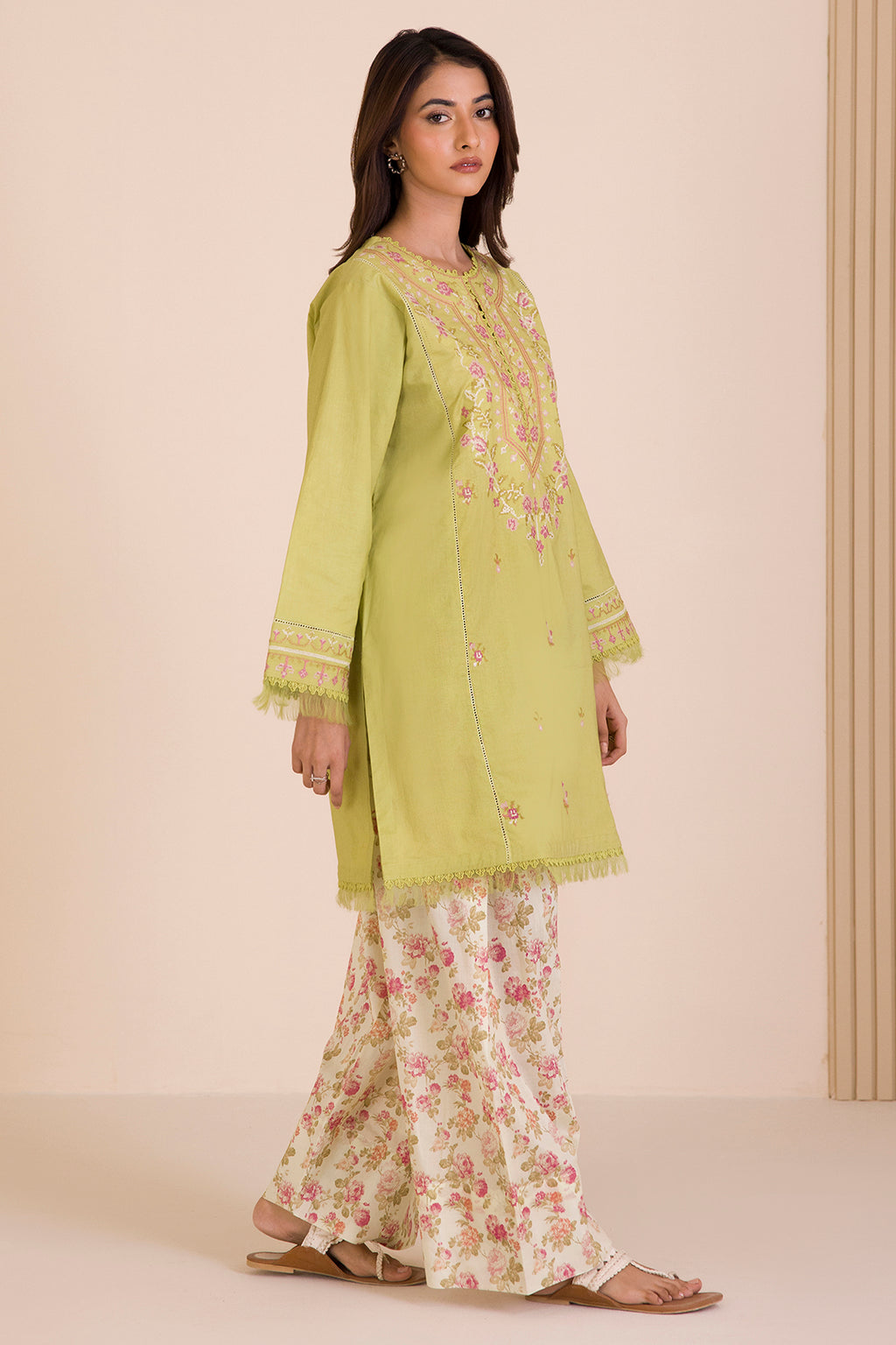 Embroidered Shirt Shalwar - 0014