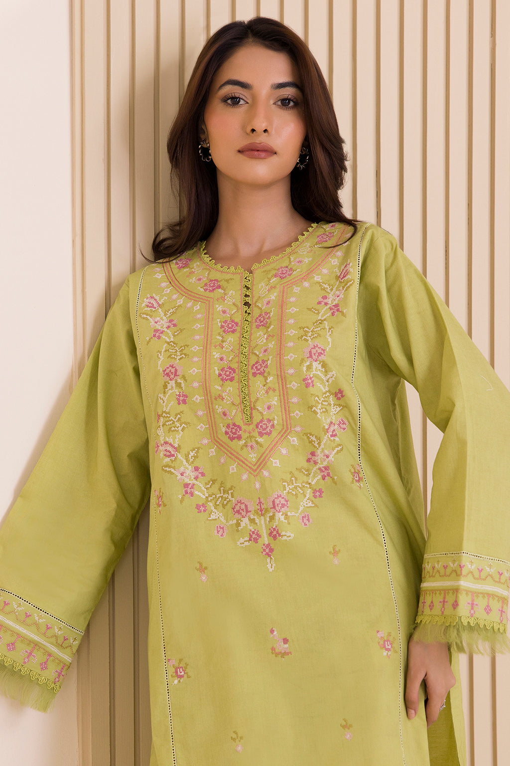 Embroidered Shirt Shalwar - 0014