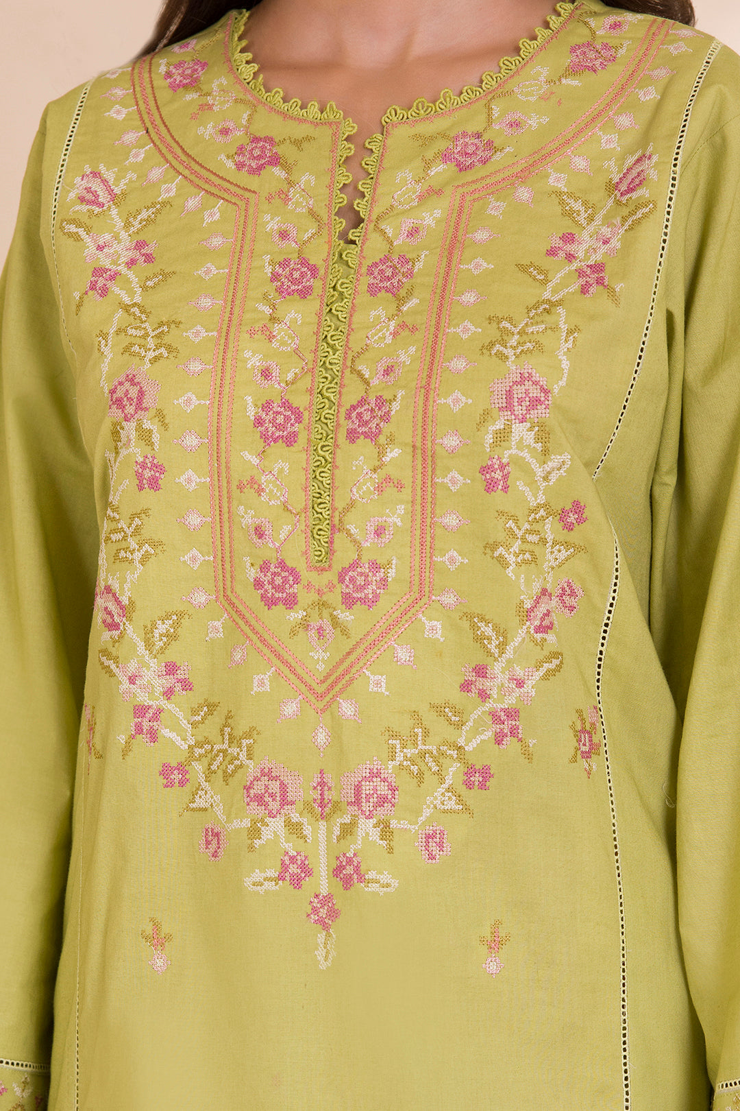 Embroidered Shirt Shalwar - 0014