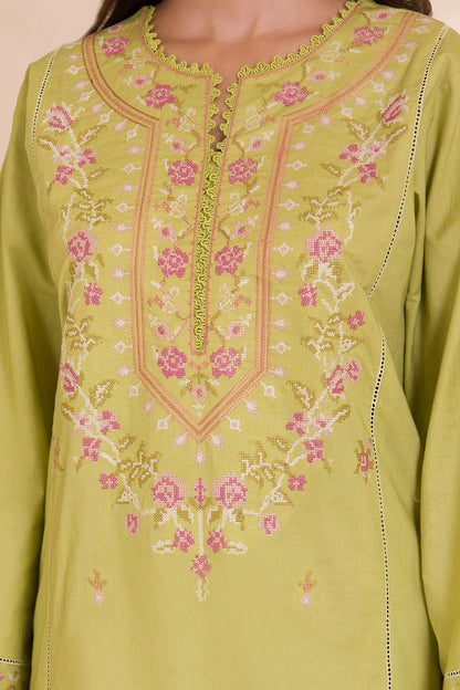 Embroidered Shirt Shalwar - 0014