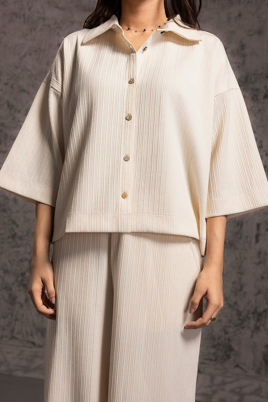 Seersucker Co-Ord Set Shirt - 5004