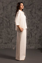 Seersucker Co-Ord Set Shirt - 5004