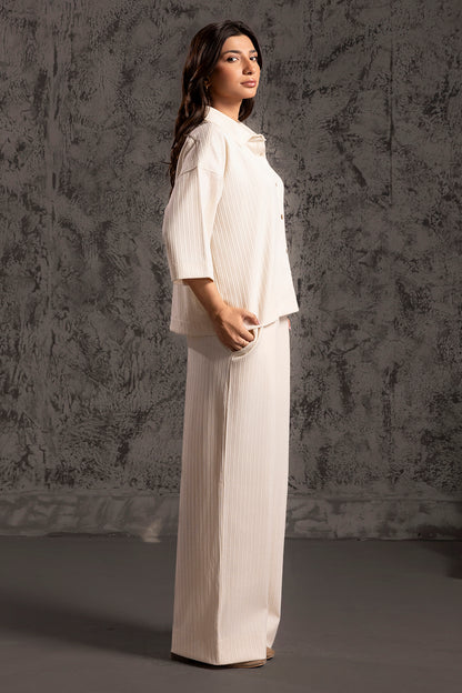 Seersucker Co-Ord Set Shirt - 5004