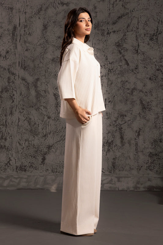 Seersucker Co-Ord Set Shirt - 5004