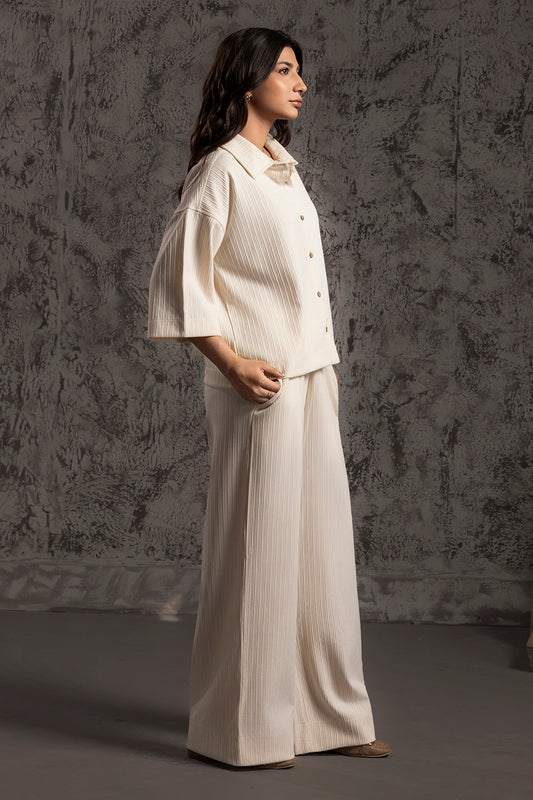 Seersucker Co-Ord Set Shirt - 5004