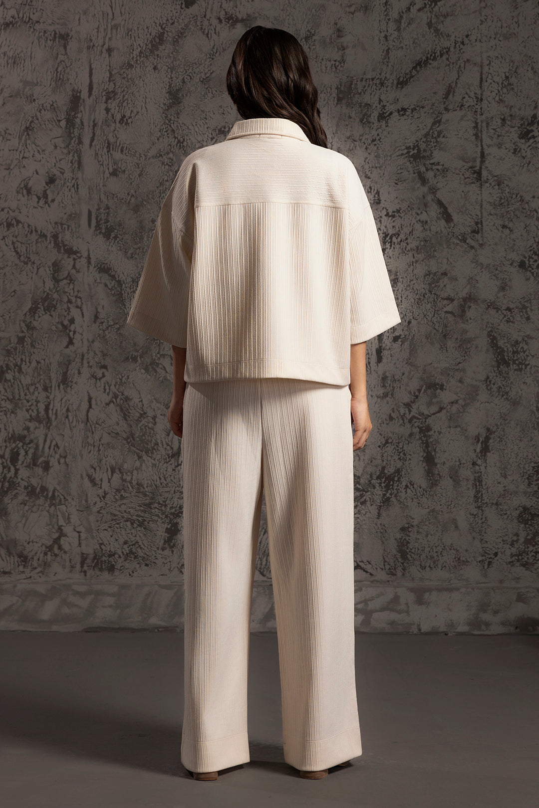 Seersucker Co-Ord Set Trouser - 5004