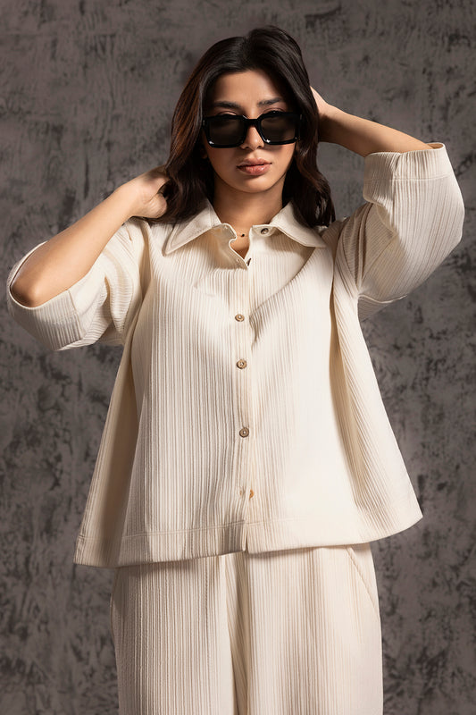 Seersucker Co-Ord Set Shirt - 5004