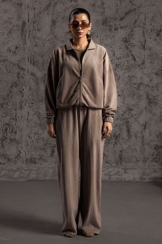 Velour Co-Ord Set Shirt - 5001