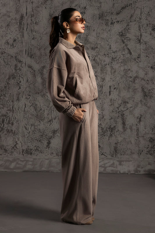 Velour Co-Ord Set Shirt - 5001