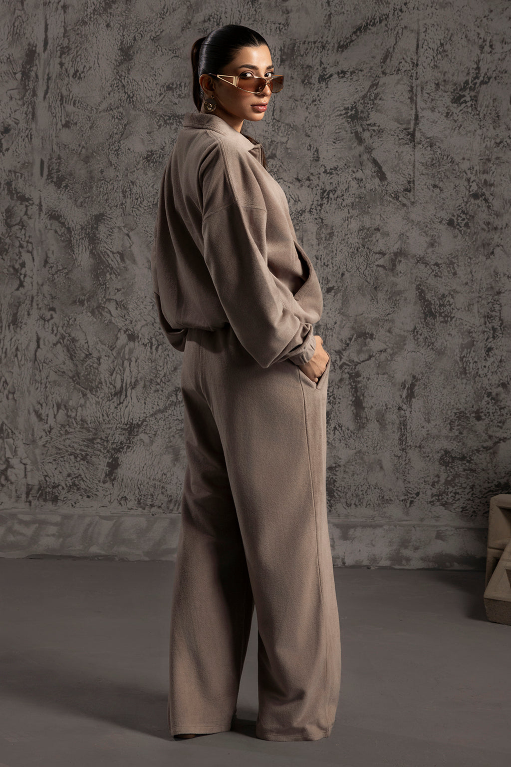 Velour Co-Ord Set Trouser - 5001