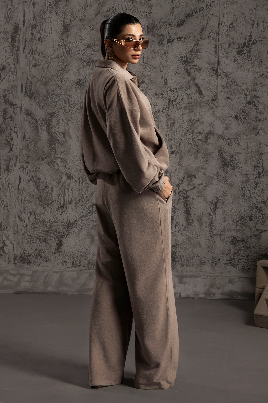 Velour Co-Ord Set Trouser - 5001