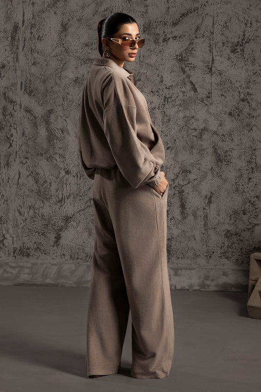 Velour Co-Ord Set Shirt - 5001