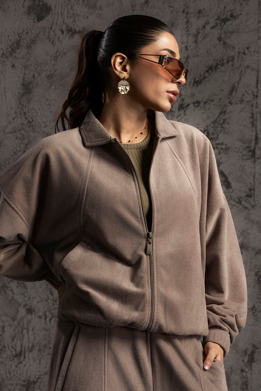 Velour Co-Ord Set Shirt - 5001