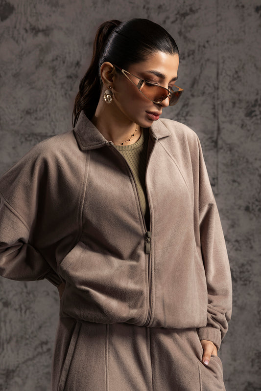 Velour Co-Ord Set Shirt - 5001