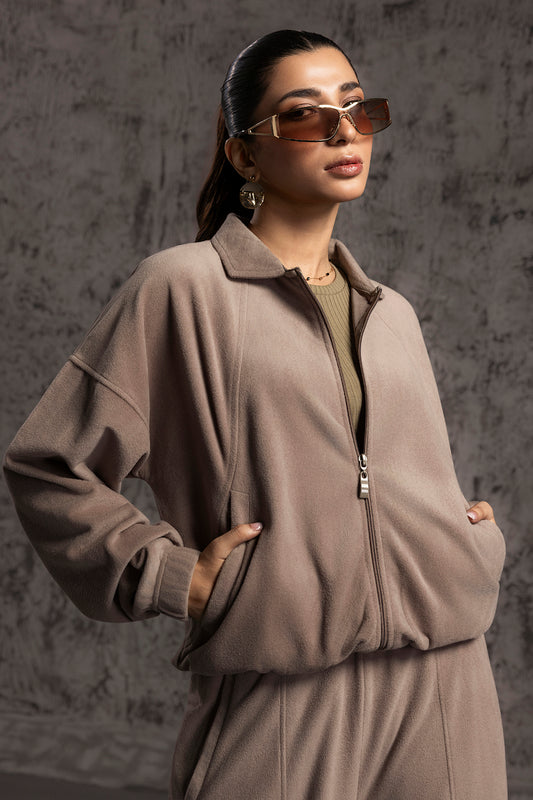 Velour Co-Ord Set Shirt - 5001
