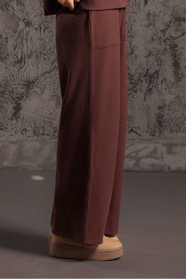 Waffle Knit Co-Ord Set Trouser - 5001