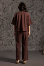 Waffle Knit Co-Ord Set Shirt - 5001