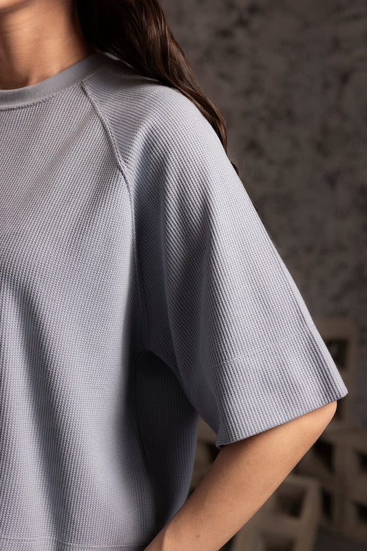 Waffle Knit Co-Ord Set Shirt - 5002