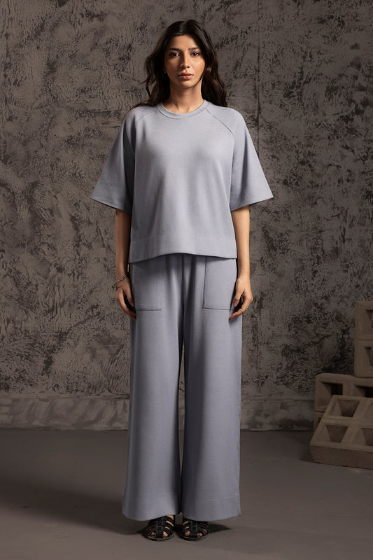 Waffle Knit Co-Ord Set Shirt - 5002