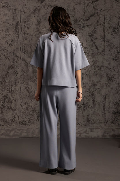 Waffle Knit Co-Ord Set Shirt - 5002